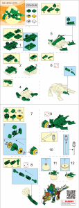 Bedienungsanleitung Sluban set M38-B0796J Qbricks Egg Plesiosaurus