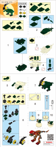 Bedienungsanleitung Sluban set M38-B0796D Qbricks Egg Parasaurolophus