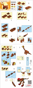 Bedienungsanleitung Sluban set M38-B0796I Qbricks Egg Bronchosaurus