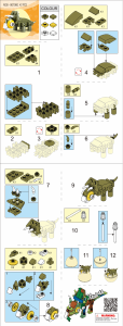 Bedienungsanleitung Sluban set M38-B0796G Qbricks Egg Triceratops