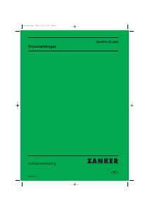 Handleiding Zanker KE 2095 Wasdroger