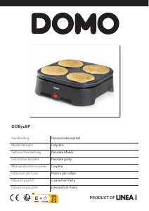 Manual Domo DO8718P Crepe Maker