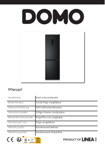 Bedienungsanleitung Domo DO91333C Kühl-gefrierkombination