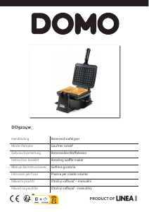 Manual Domo DO9224W Waffle Maker