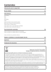 Manual de uso Samsung AM036FNJDEH/EU Aire acondicionado