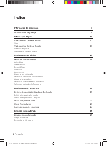 Manual Samsung AM056KNQDEH/EU Ar condicionado