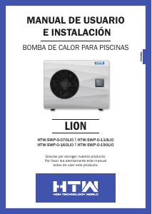 Manual de uso HTW HTW-SWP-O-190LIO Lion Bomba de calor