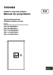 Mode d’emploi Toshiba HWT-601XWHM3W-E Pompe à chaleur