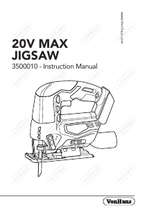 Manual VonHaus 3500010 Jigsaw