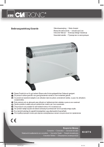 Manual Clatronic KH 3077 N Heater