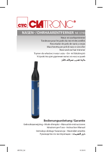 Handleiding Clatronic NE 3743 Neushaartrimmer