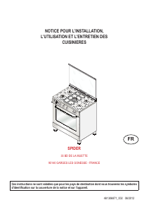 Mode d’emploi Continental Edison CECP8050MB Cuisinière