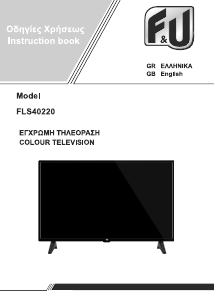 Handleiding F&U FLS40220 LED televisie