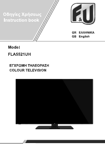Handleiding F&U FLA5521UH LED televisie