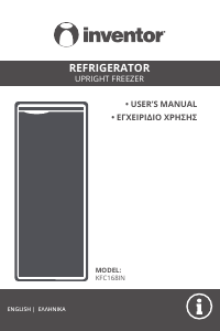 Handleiding Inventor KFC168IN Vriezer
