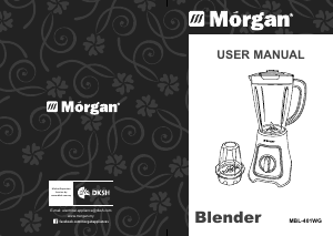 Manual Morgan MBL-401WG Blender