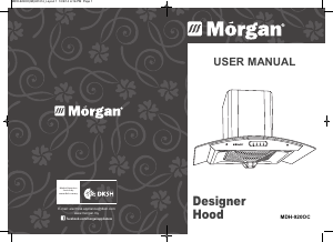 Manual Morgan MDH-920OC Cooker Hood