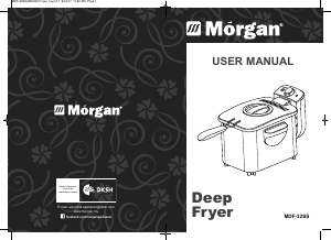Handleiding Morgan MDF-32SS Friteuse