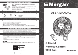 Handleiding Morgan MWF-NB165RT Ventilator