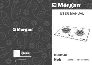 Manual Morgan MBH-GC1142(BK) Hob