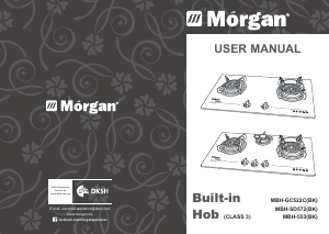 Handleiding Morgan MBH-GC522C(BK) Kookplaat