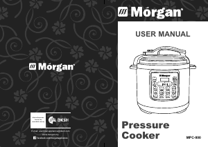 Handleiding Morgan MPC-800 Snelkookpan