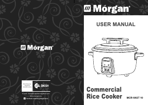 Manual Morgan MCR-VAST 10 Rice Cooker