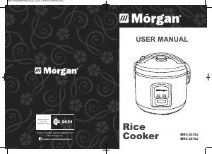 Manual Morgan MRC-2318J Rice Cooker