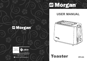 Manual Morgan MTS-22A Toaster