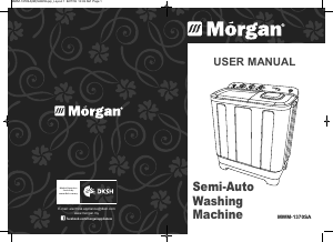 Handleiding Morgan MWM-1370SA Wasmachine