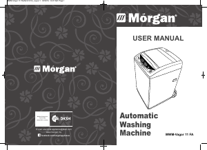 Handleiding Morgan MWM-Vagor 11 FA Wasmachine