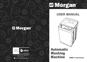 Handleiding Morgan MWM-13 Aquamarine Wasmachine