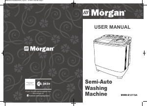 Handleiding Morgan MWM-B1211SA Wasmachine