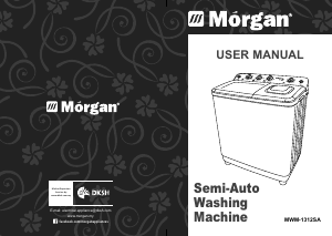 Handleiding Morgan MWM-1312SA Wasmachine