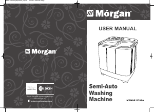 Handleiding Morgan MWM-B1270SA Wasmachine