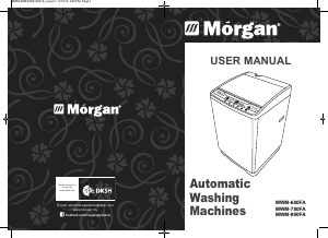 Manual Morgan MWM-890FA Washing Machine