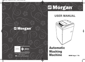 Handleiding Morgan MWM-Vagor 7 FA Wasmachine