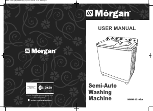 Handleiding Morgan MWM-1310SA Wasmachine