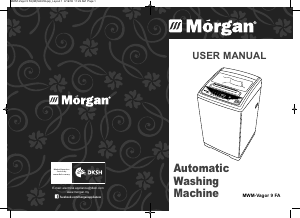Handleiding Morgan MWM-Vagor 9 FA Wasmachine