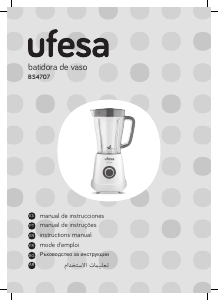 Manual Ufesa BS4707 Blender