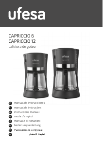 Manual Ufesa CG7114 Capriccio 6 Coffee Machine