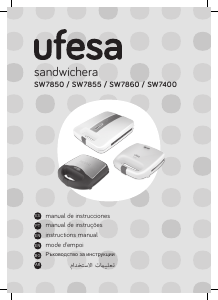 Manual de uso Ufesa SW7855 Grill de contacto