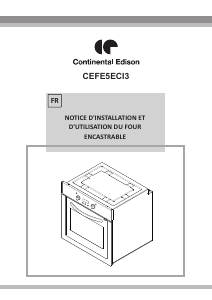 Mode d’emploi Continental Edison CEFE5ECI3 Four