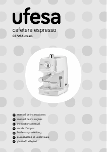 Manual de uso Ufesa CE7238 Máquina de café espresso