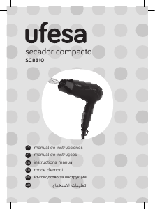 Manual Ufesa SC8310 Secador de cabelo