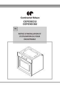 Mode d’emploi Continental Edison CEFE5ECB2 Four