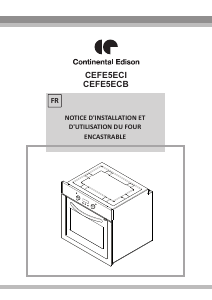 Mode d’emploi Continental Edison CEFE5ECB Four