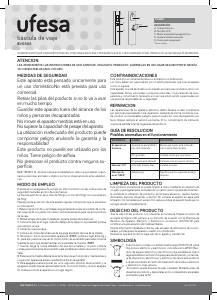 Manuale Ufesa BV0505 Bilancia per valigia