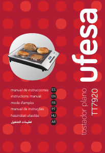 Manual Ufesa TT7920 Table Grill