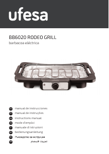 Manual Ufesa BB6020 Rodeo Table Grill